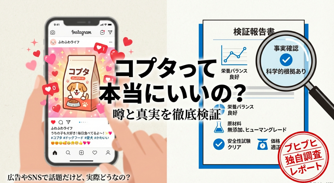 コプタ(kopta)ドッグフードの口コミを徹底調査！私がお勧めしない理由